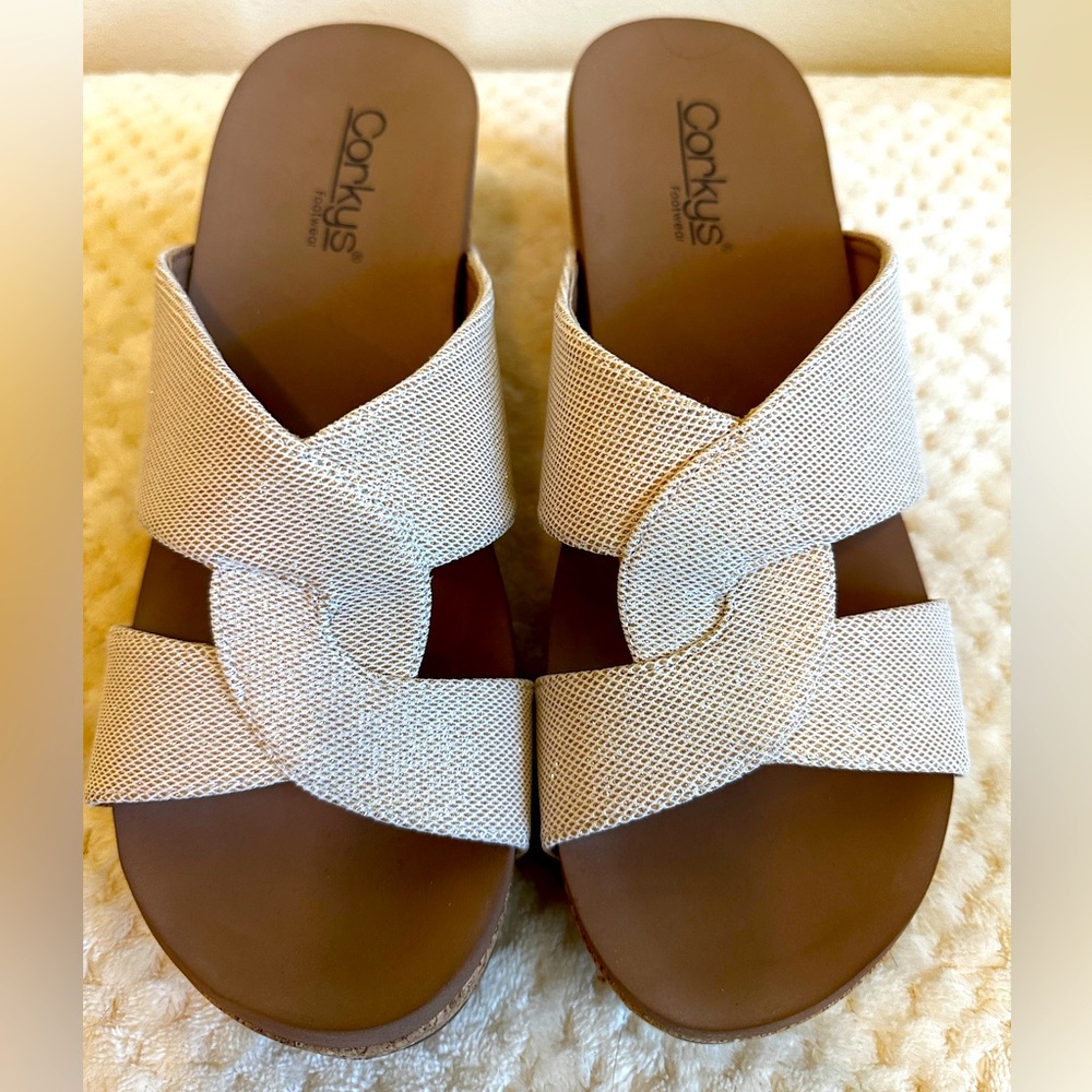 NWOT Corkys, size 10